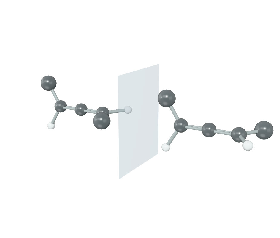 3D allene enantiomers.