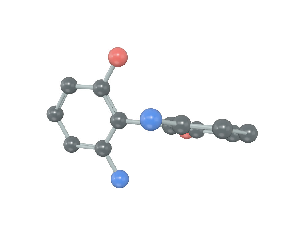 Twisted biphenyl.